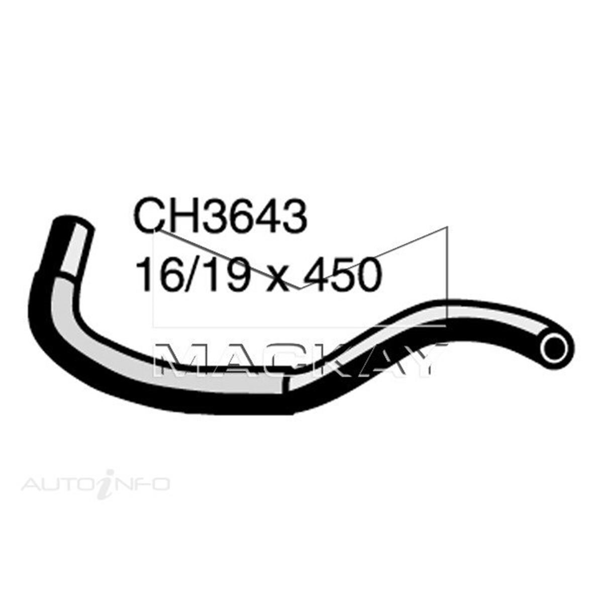 HEATER HOSE  - NISSAN PATROL GU - 4.8L I6  PETROL - MANUAL & AUTO, , scanz_hi-res