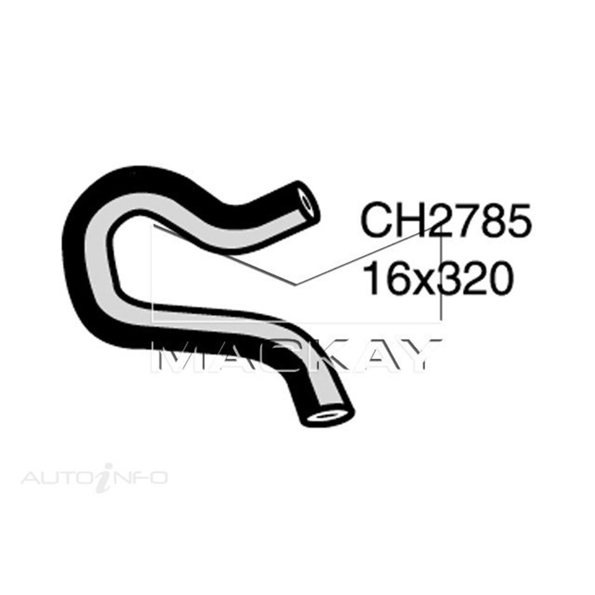 HEATER HOSE  - HOLDEN FRONTERA MX - 2.2L I4  PETROL - MANUAL & AUTO, , scanz_hi-res