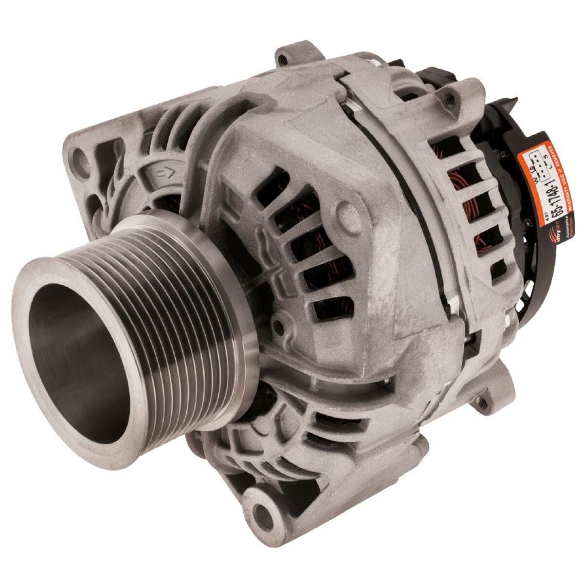 ALT 24V 100A DAF TRUCK 99-07 SUPPLIED WITH PULLEY FITTED WITH GENUINE REG, , scanz_hi-res