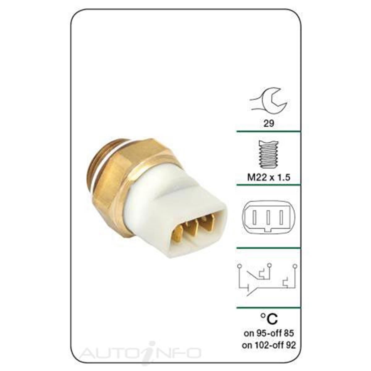 (TFS635NZ)TRIAUS THERMO FAN SWITCH, , scanz_hi-res