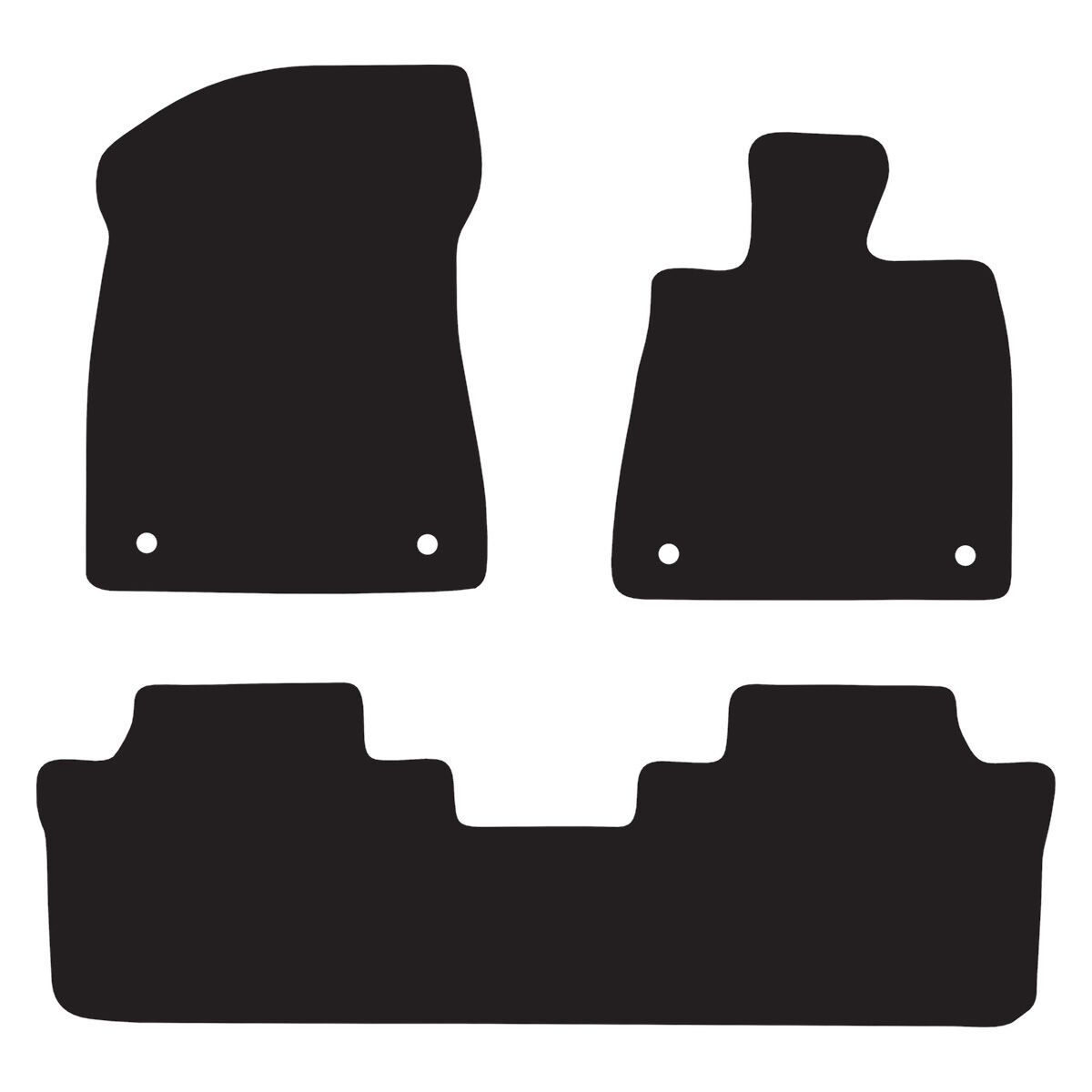 LUXURY CARPET CAR MATS FOR LEXUS RX (4TH GEN) 5 SEAT 2015-2022, , scanz_hi-res