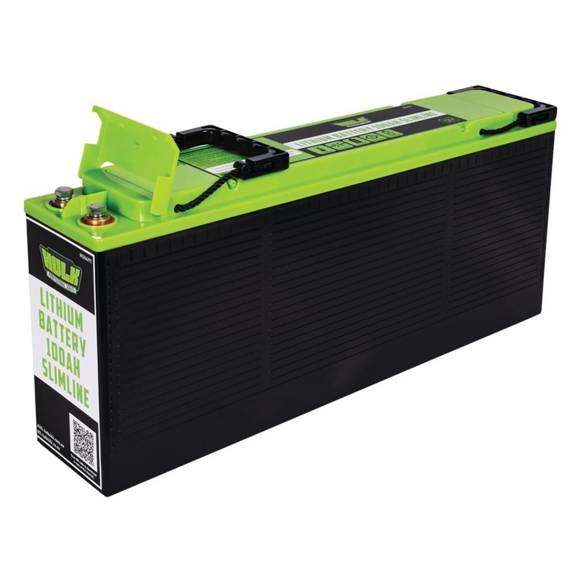 100Ah SLIMLINE LITHIUM BATTERY LifePo4 12V 551mm x 110mm x 240mm 12.5kg, , scanz_hi-res