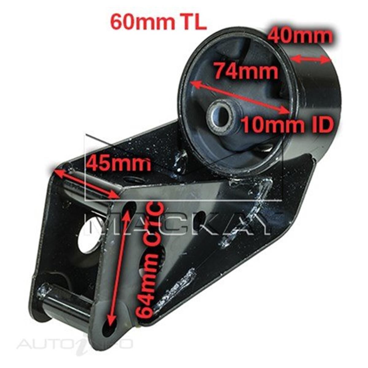 ENGINE MOUNT LEFT - NISSAN PULSAR N15 - 1.6L I4  PETROL - AUTO, , scanz_hi-res