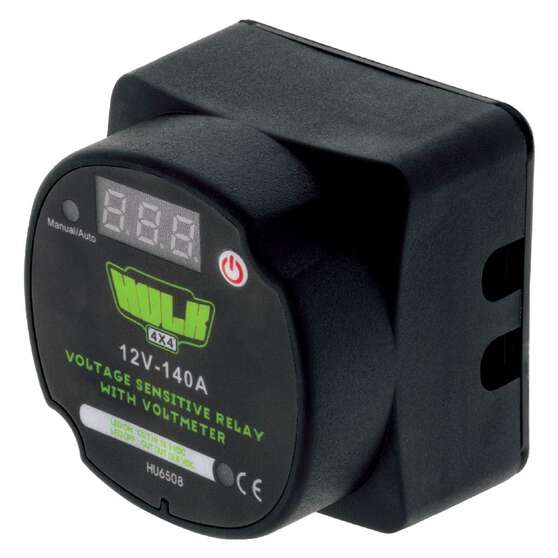 VSR & VOLTMETER 140AMP 12V CUT IN 13.3V CUT OUT 12.8V, , scanz_hi-res