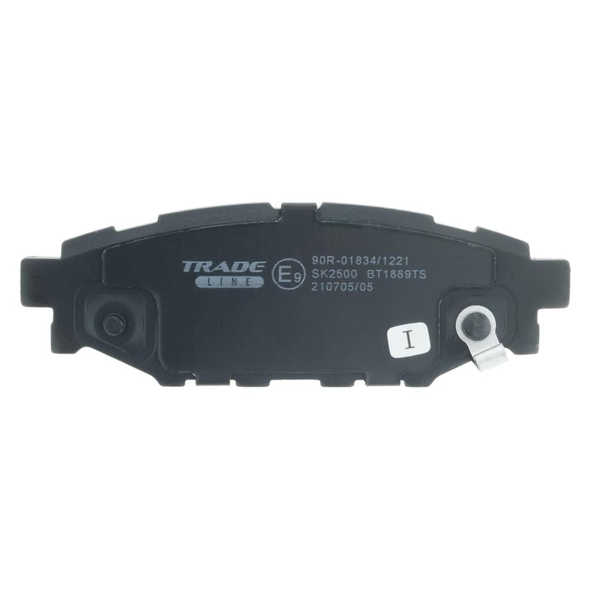 TRADE-LINE BRAKE PAD REAR SET FORESTER IMPREZA LEGACY EXIGA FORESTER IMPREZA LEGACY EXIGA, , scanz_hi-res