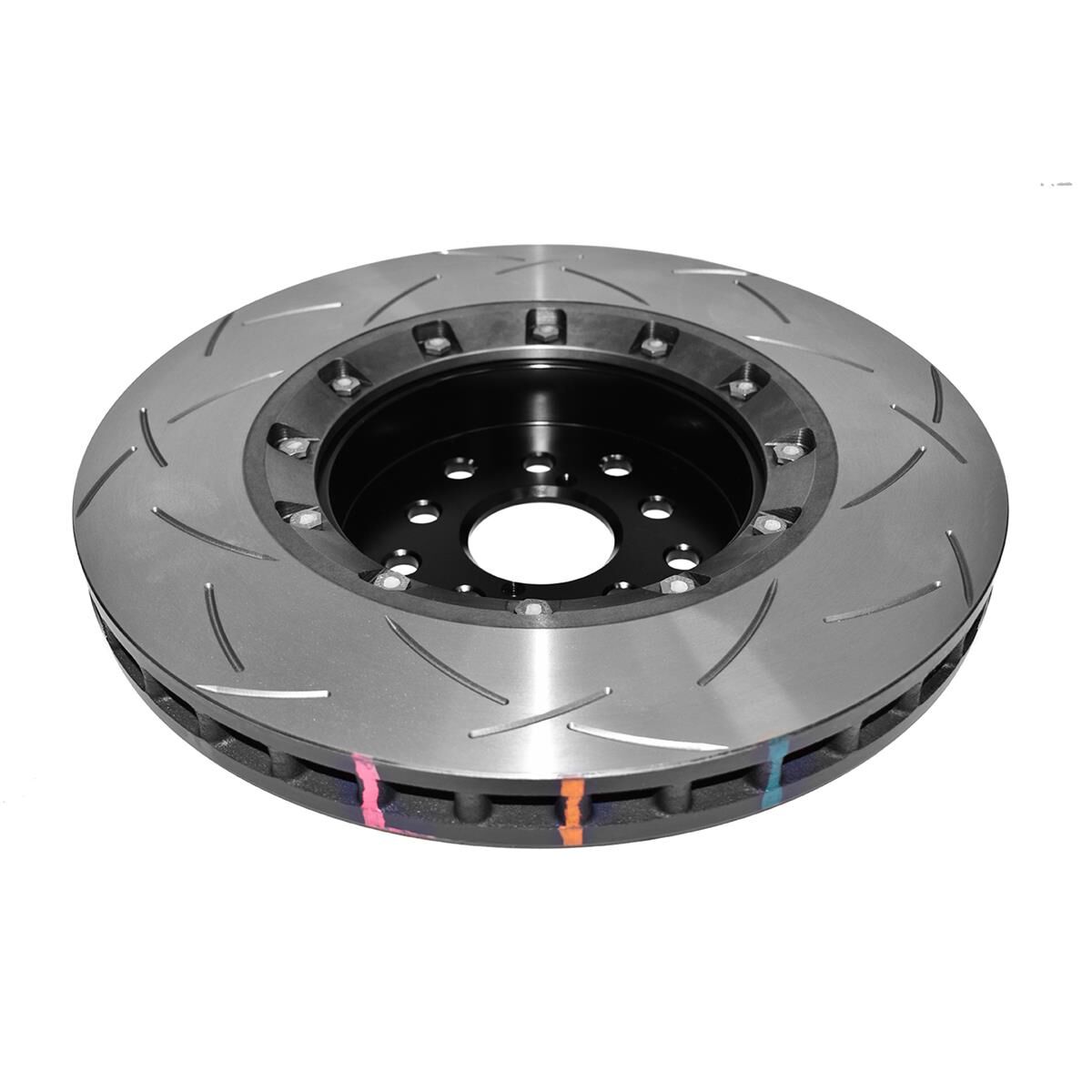 5000 Fully Assembled 2-piece Black Hat T3 Slot KP [ Subaru WRX STi (Brembo 6 Pot R Yellow Calipers) 19 Inch Rim 04/17-> F ], , scanz_hi-res