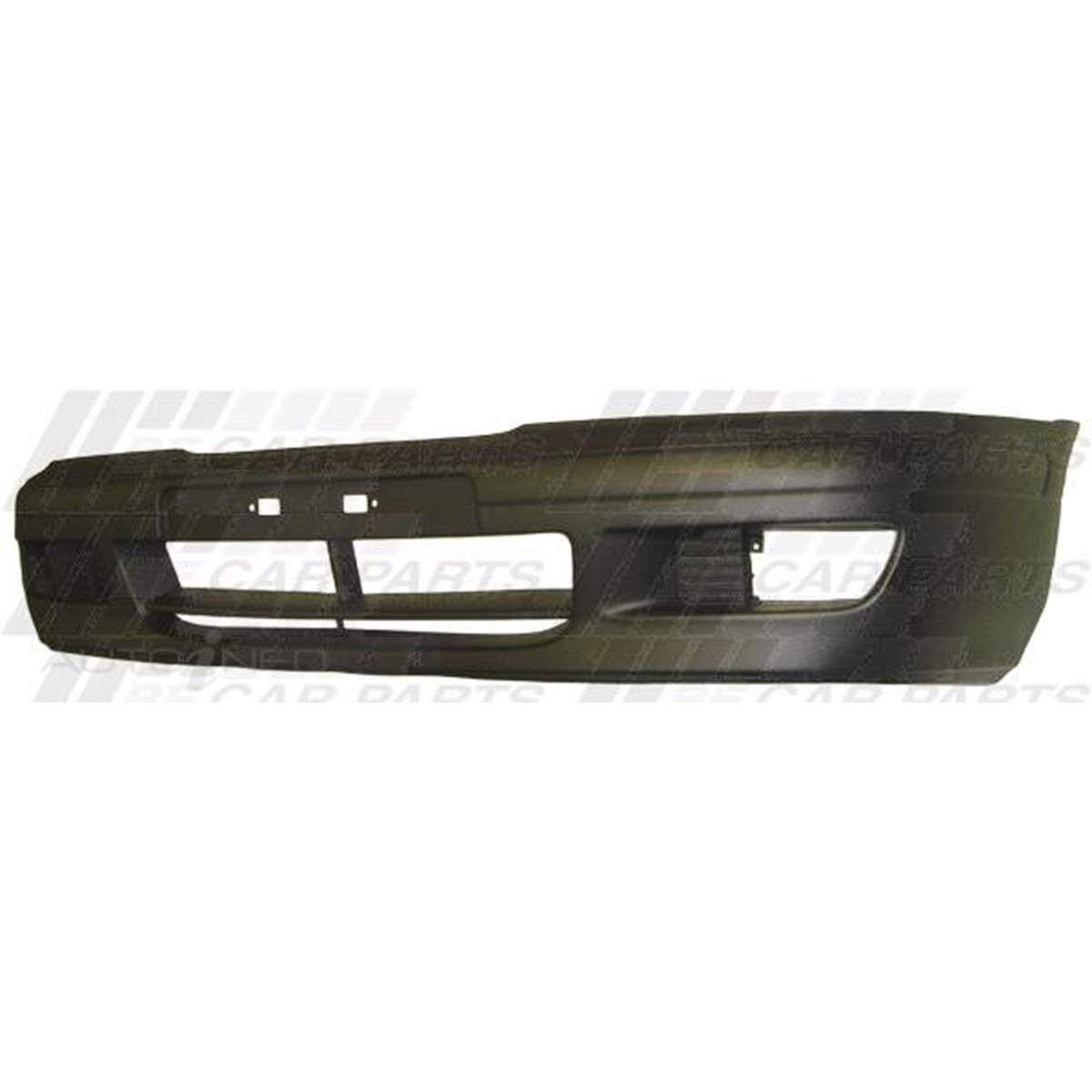 FRONT BUMPER - BLK - W/FOG HOLES, , scanz_hi-res