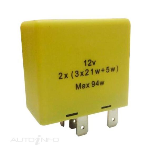 FLASHER  12V 6PIN OUTAGE BOXED (EA), , scanz_hi-res