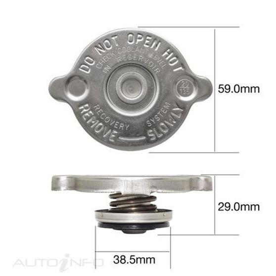 TRIDON RECOVERY RADIATOR CAP (TRS22), , scanz_hi-res
