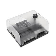6 WAY FUSE BOX ATS STANDARD BLADE FUSE BUS BAR & LED FAULT * REPLACES 54446BL *, , scanz_hi-res