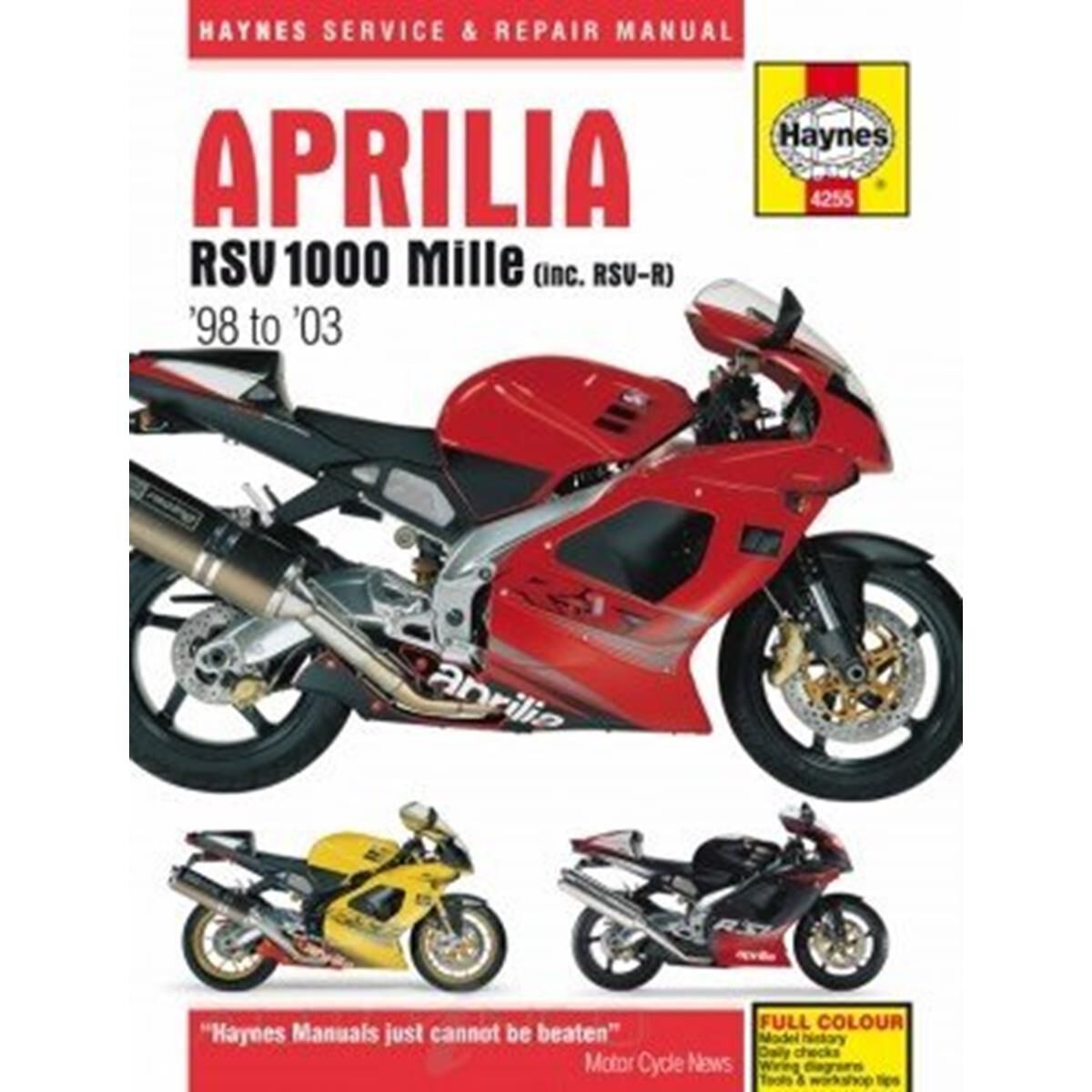APRILIA RSV1000 MILLE 1998 - 2003, , scanz_hi-res