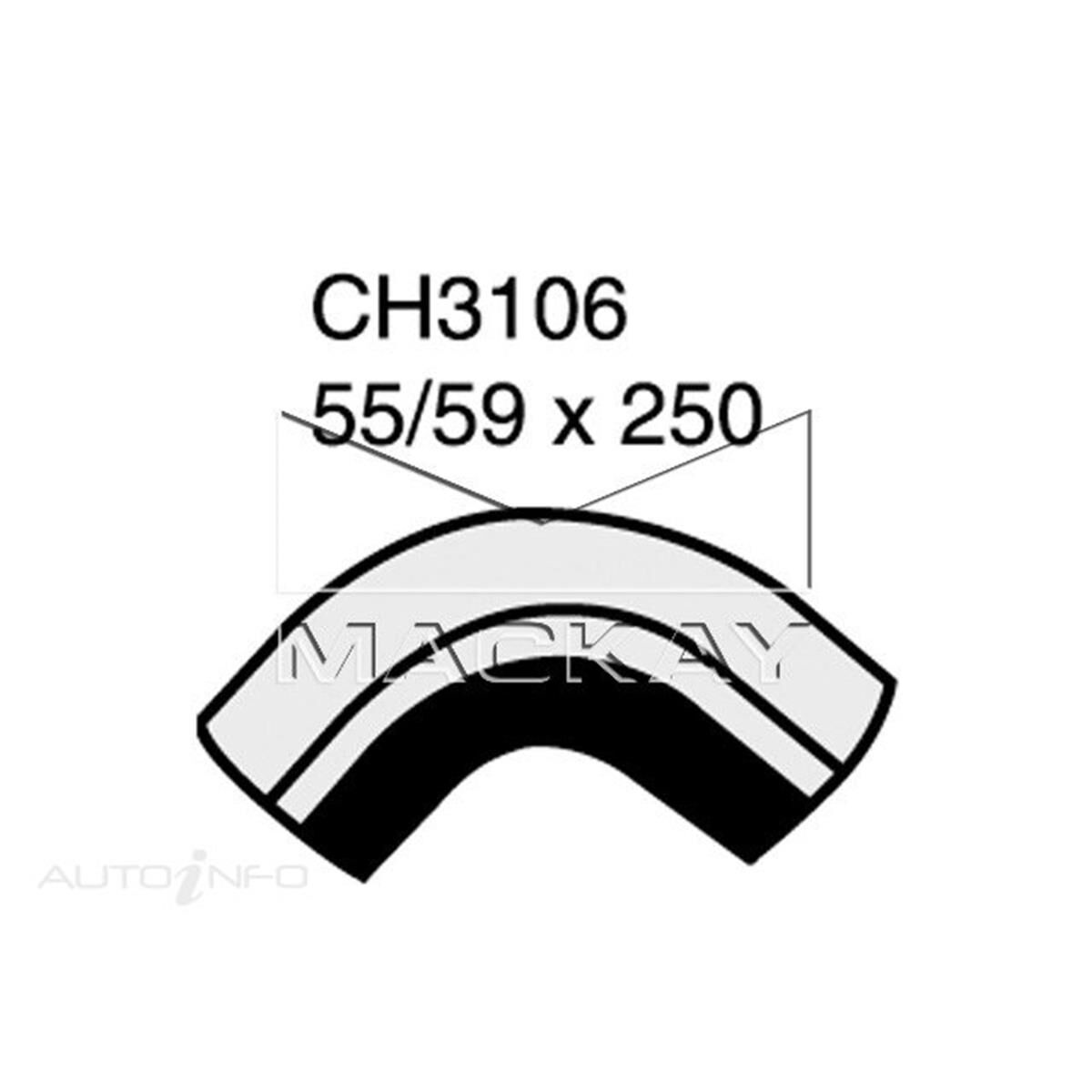 TURBOCHARGER INTERCOOLER HOSE  - NISSAN PATROL GU - 3.0L I4 TURBO DIESEL - MANUAL & AUTO, , scanz_hi-res