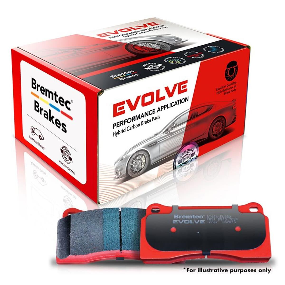 EVOLVE HYBRID-CARBON COMMODORE VE, VF BREMBO DB2358, , scanz_hi-res