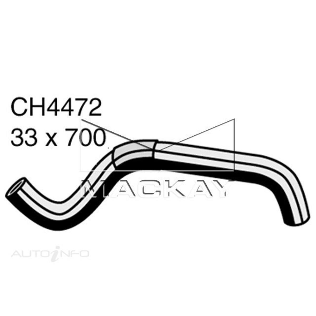 RADIATOR LOWER HOSE  - TOYOTA AURION GSV40R - 3.5L V6  PETROL - MANUAL & AUTO, , scanz_hi-res