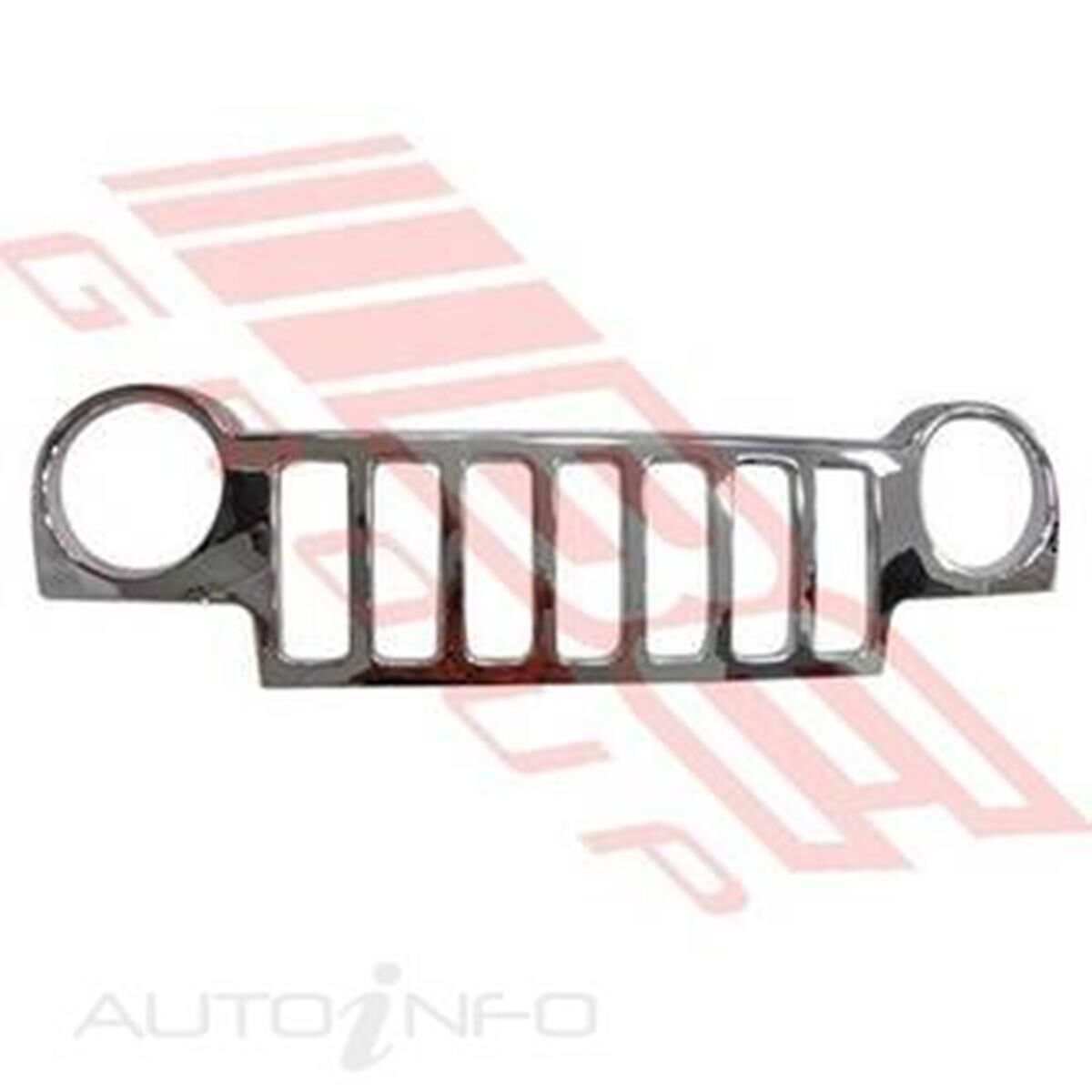 GRILLE - ALL CHROME - W/O INNER GRILLE, , scanz_hi-res