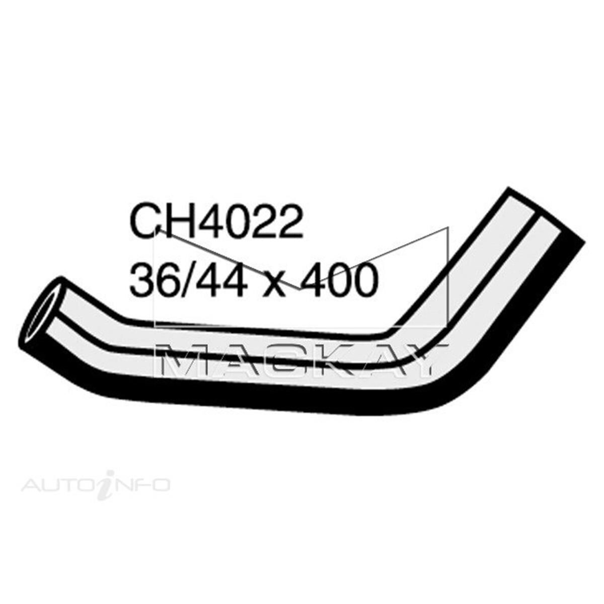 RADIATOR LOWER HOSE  - JEEP WRANGLER TJ - 4.0L I6  PETROL - MANUAL & AUTO, , scanz_hi-res
