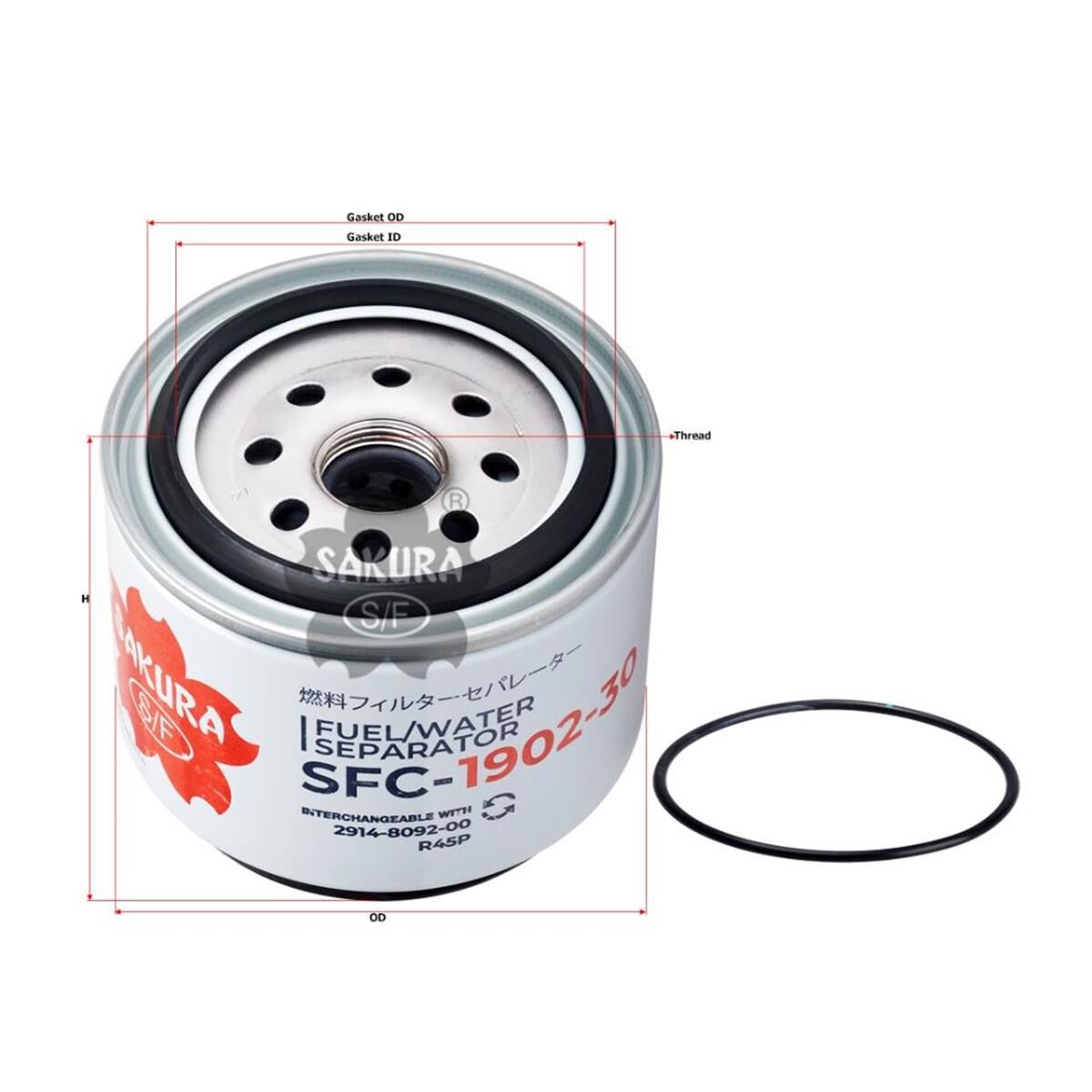 FUEL WATER SEPARATOR R45P, , scanz_hi-res