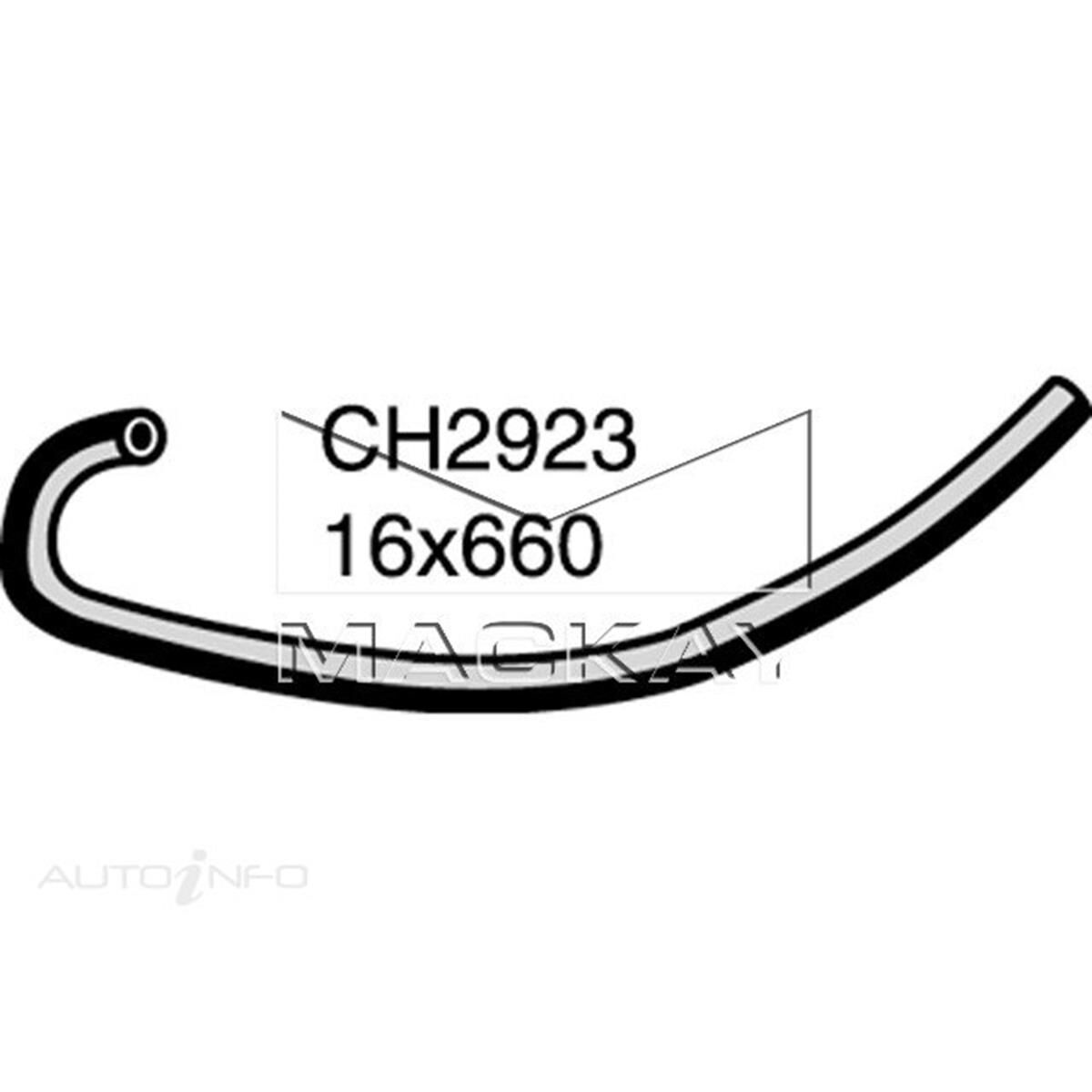 HEATER HOSE  - DAIHATSU ROCKY . - 2.8L I4  DIESEL - MANUAL & AUTO, , scanz_hi-res