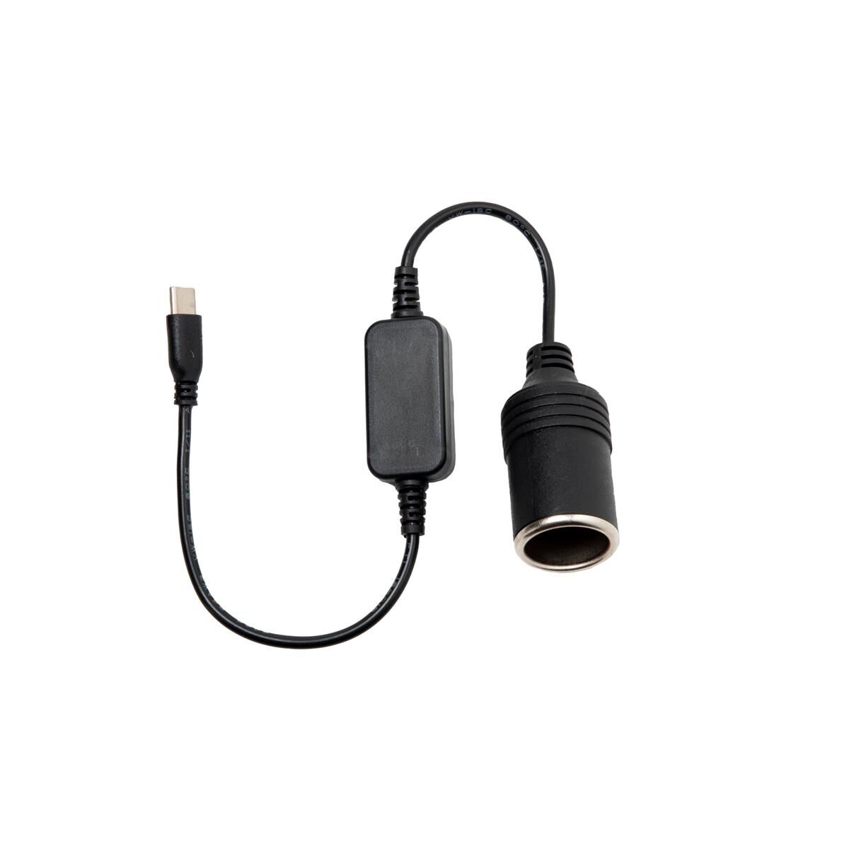 USB C JACK TO 12V CIG SOCKET ADAPTOR, , scanz_hi-res