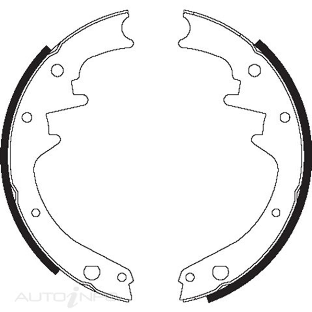 BENDIX BRAKE SHOES, , scanz_hi-res