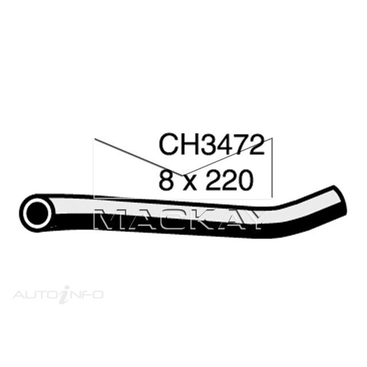 ENGINE BY PASS HOSE  - NISSAN PULSAR N16 - 1.8L I4  PETROL - MANUAL & AUTO, , scanz_hi-res