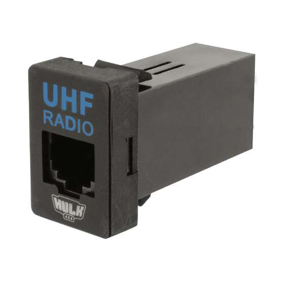 RJ45 UHF SOCKET OE RPL T/S LATE TOYOTA BLUE LED  33 x 22mm            HULK 4x4, , scanz_hi-res