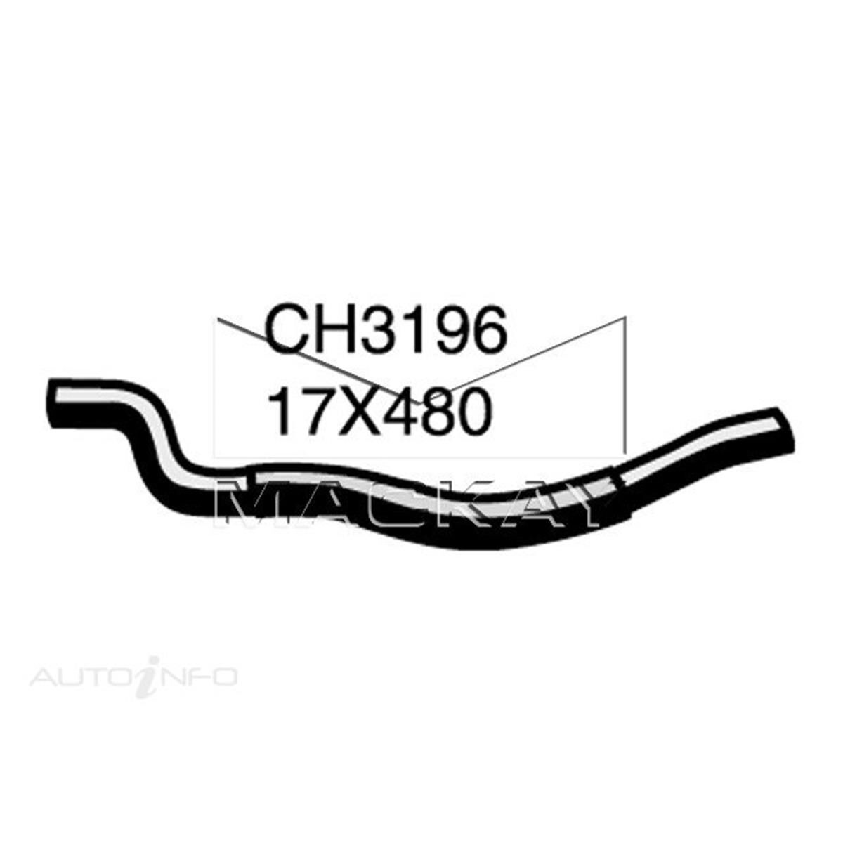HEATER HOSE  - MAZDA TRIBUTE YU - 2.0L I4  PETROL - MANUAL & AUTO, , scanz_hi-res