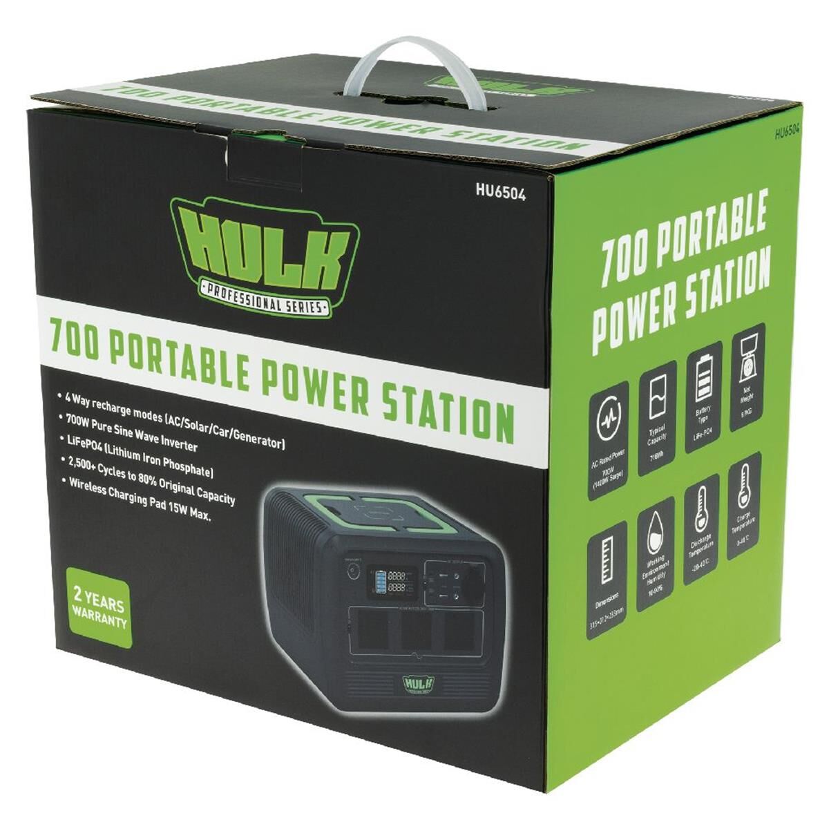 PS700 PORTABLE POWER STATION W/700W PURE SINE WAVE INVERTER 60Ah FESSIONAL, , scanz_hi-res