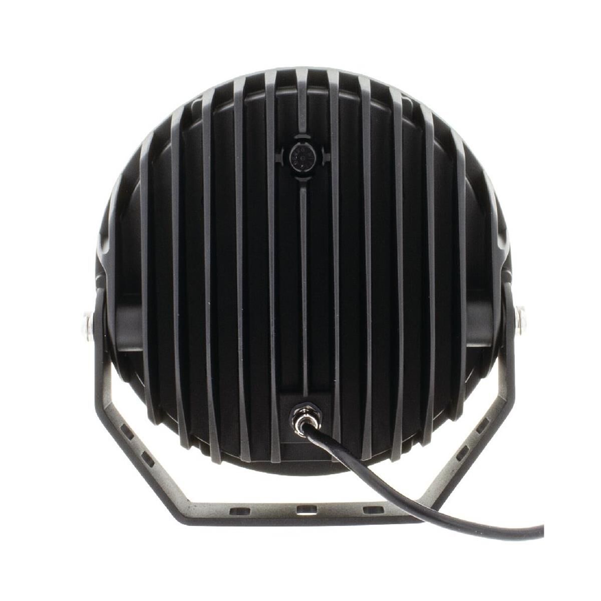 9" RND LED DRIVING LAMP DRIVNG BEAM 9-36V 160W 37 LEDs GREEN BEZEL 15,600Lms, , scanz_hi-res