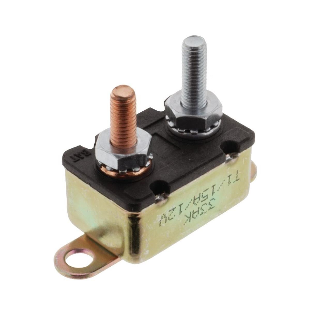 CIRCUIT BREAKER TYPE1  15AMP AUTO RESET METAL BODY                         JAYLEC, , scanz_hi-res