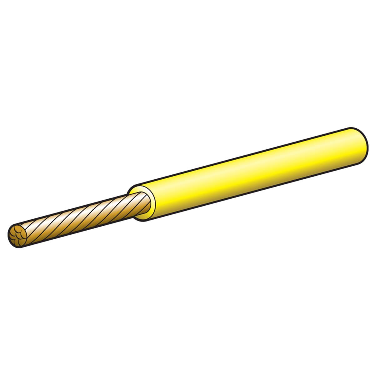 CABLE SGLE 3MM 19AMP 100 YW, , scanz_hi-res