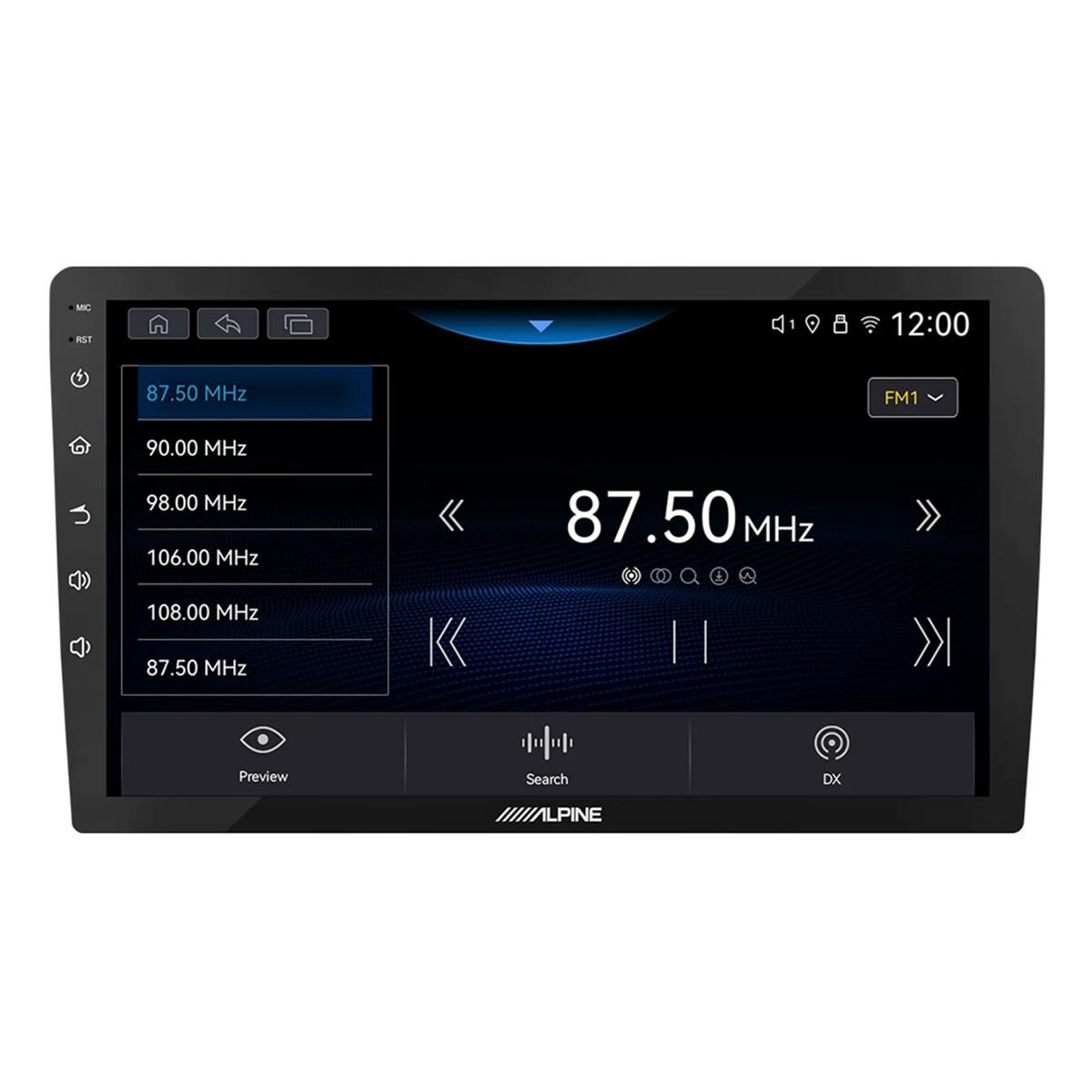 ALPINE HEAD UNIT 9" MIRROR LINK MULTIMEDIA RECEIVER WITH ALPINE OS (RAM4/64GB), , scanz_hi-res