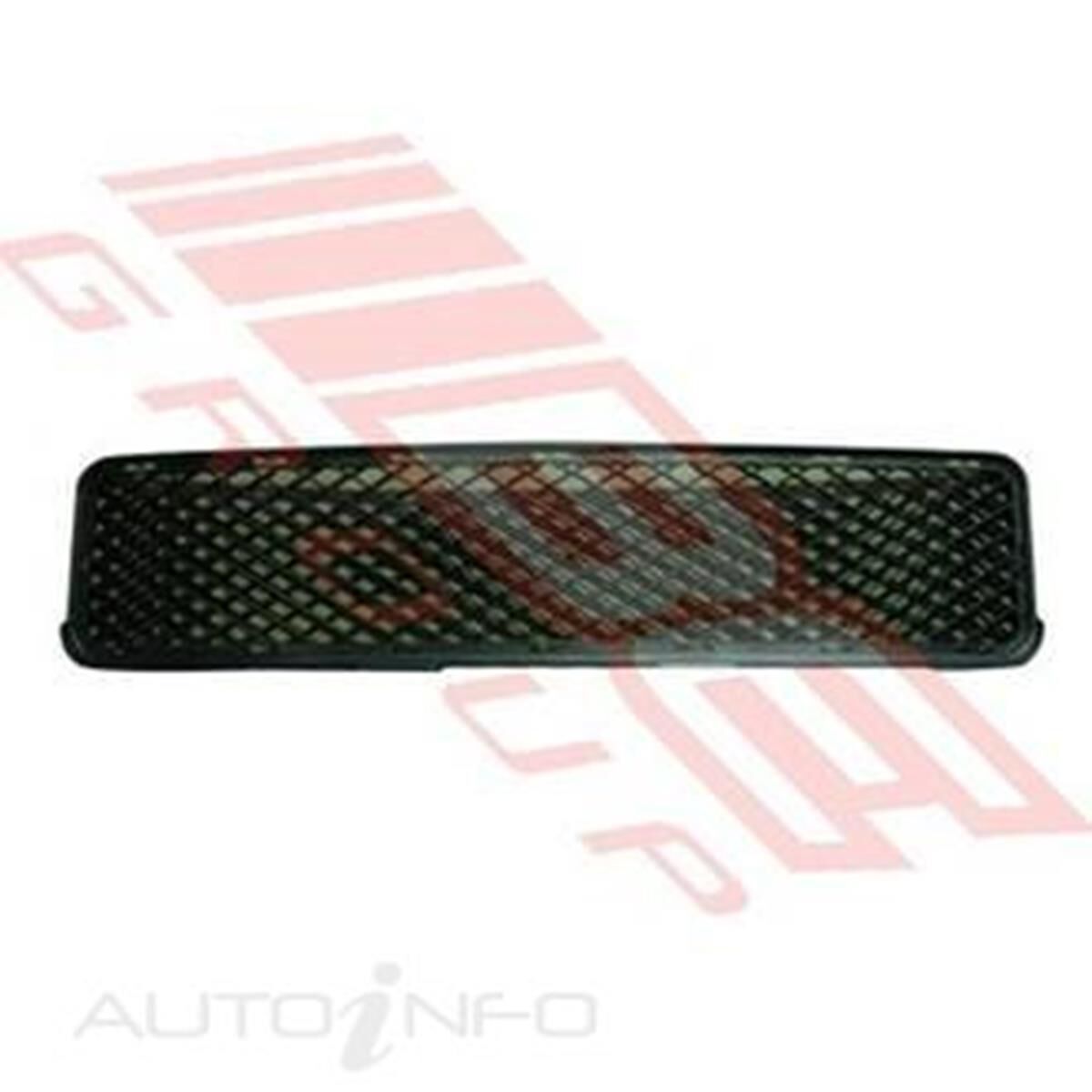 FRONT BUMPER GRILLE - MAT/BLK - CENTRE, , scanz_hi-res