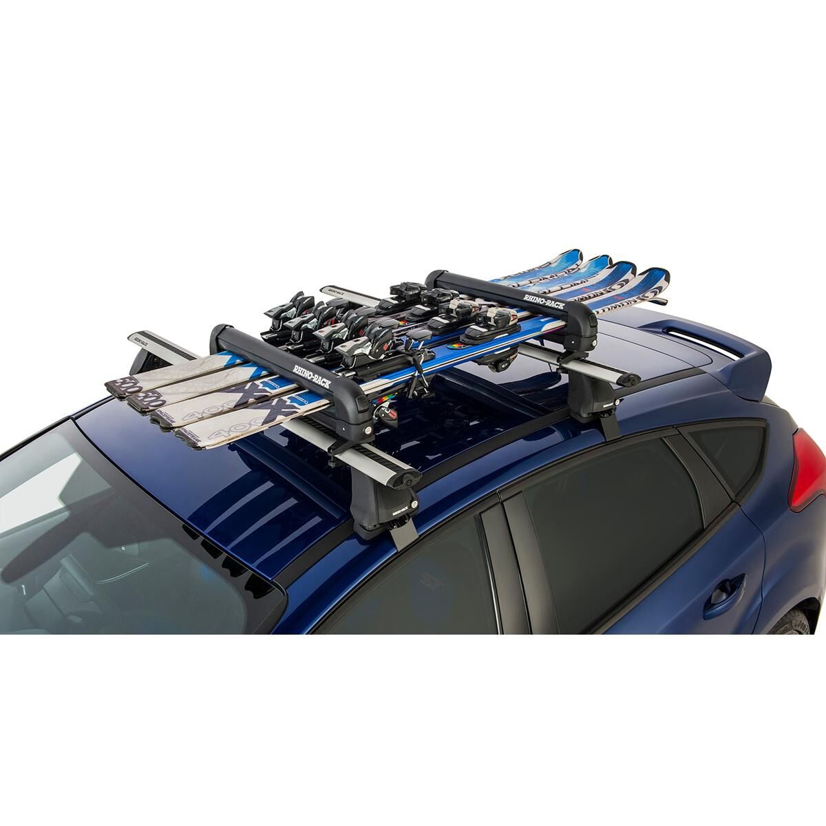 Rhino-Rack Ski & Snowboard Carrier to suit 4 Skis or 2 Snowboards - 574, , scanz_hi-res