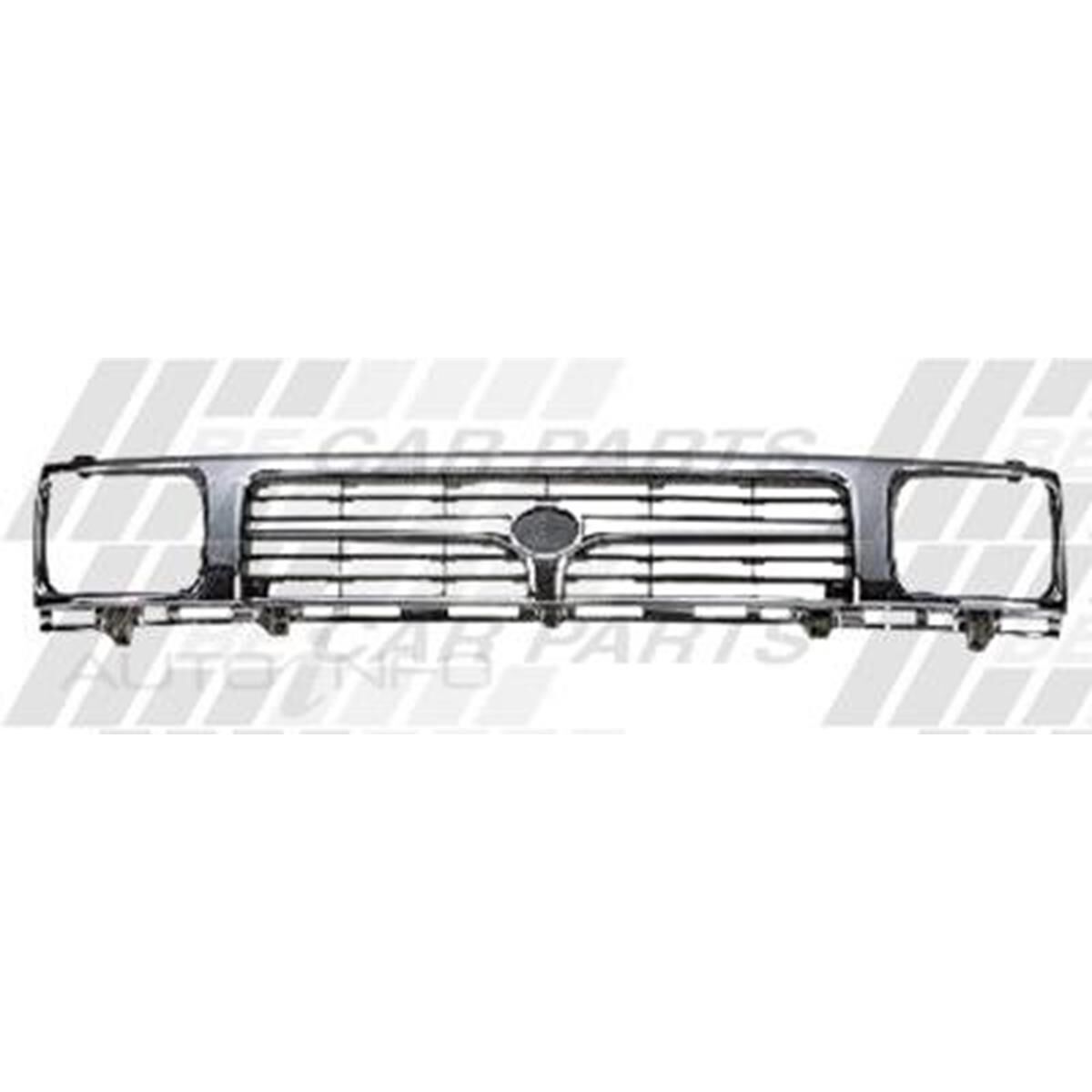 GRILLE - W/BEZEL - CHRM/ARGNT - HAT BADGE, , scanz_hi-res