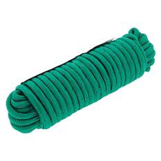 15 METRE GREEN ROPE WITH REFLECTIVE WEAVE WORKING LOAD 60KGS HULK, , scanz_hi-res