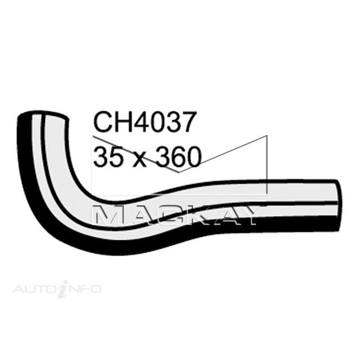RADIATOR UPPER HOSE  - MITSUBISHI TRITON MK - 2.8L I4 TURBO DIESEL - MANUAL & AUTO, , scanz_hi-res