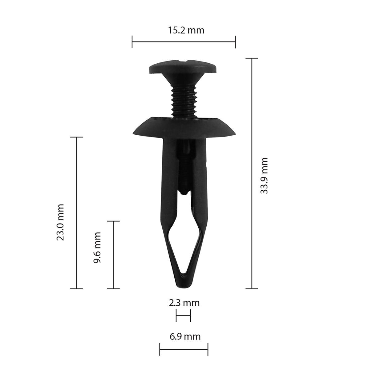 Ford/Honda - pack of 25 car clips, , scanz_hi-res