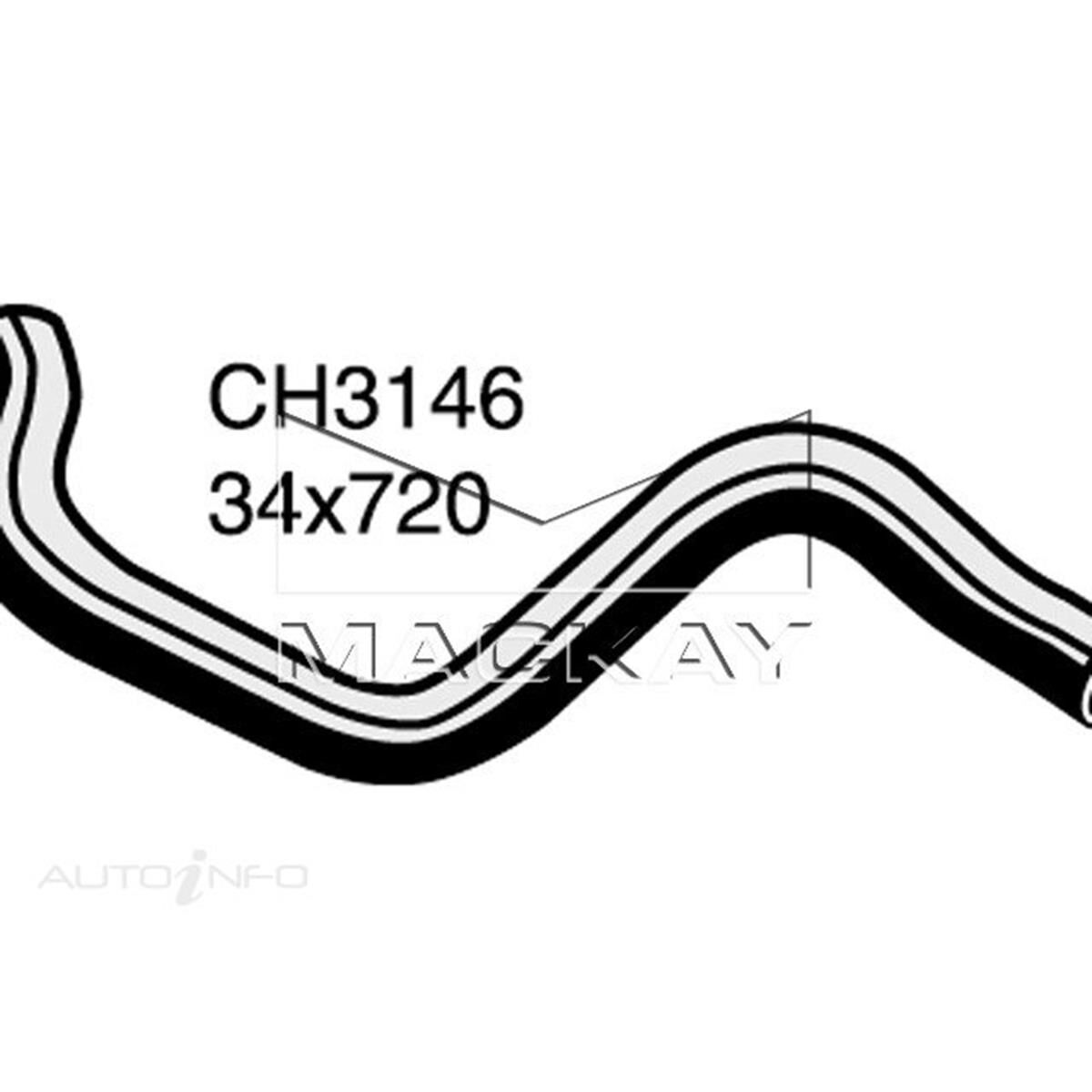 RADIATOR LOWER HOSE  - NISSAN BLUEBIRD U11 - 2.0L I4  PETROL - MANUAL & AUTO, , scanz_hi-res