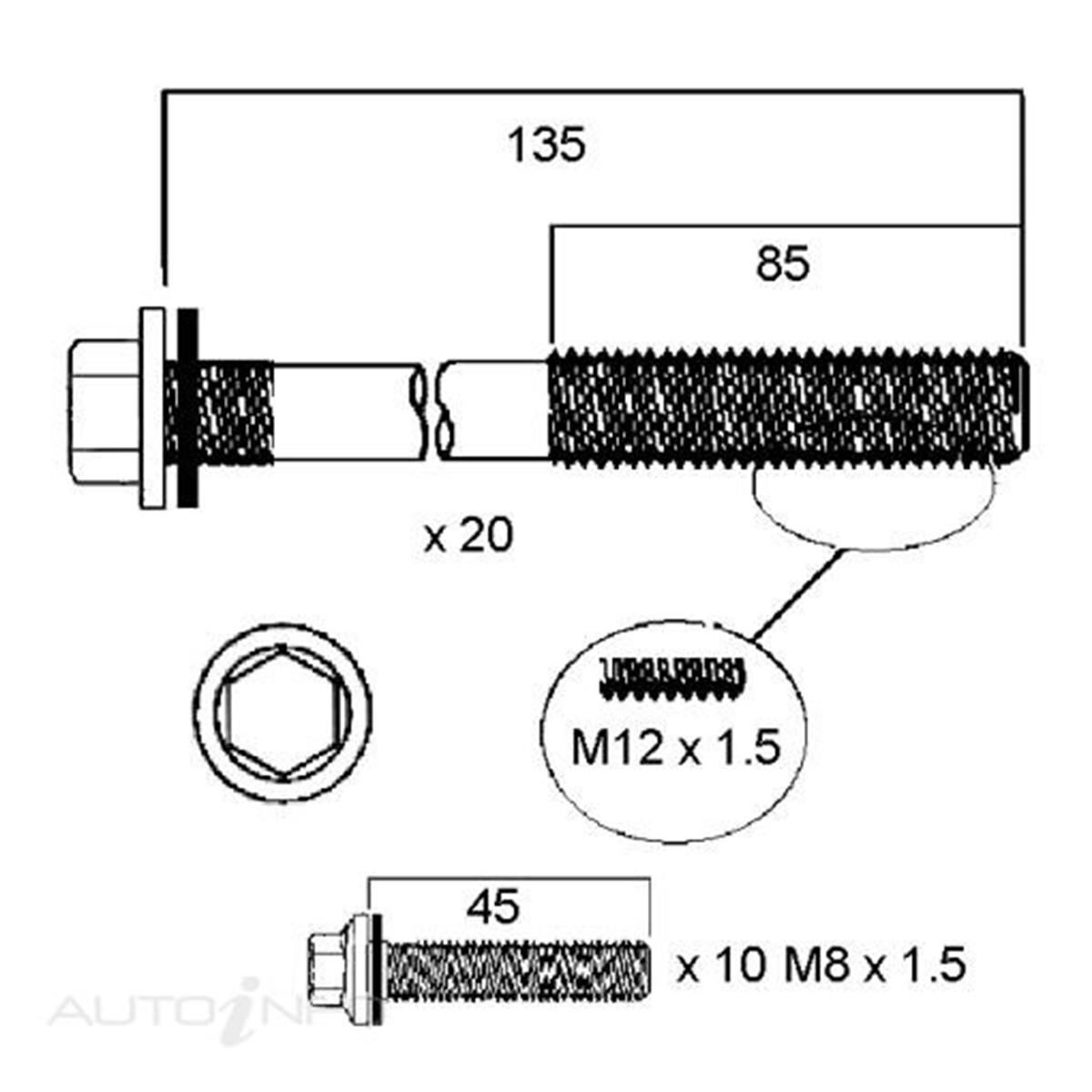 HEAD BOLT SET CHRYSLER EZB, , scanz_hi-res