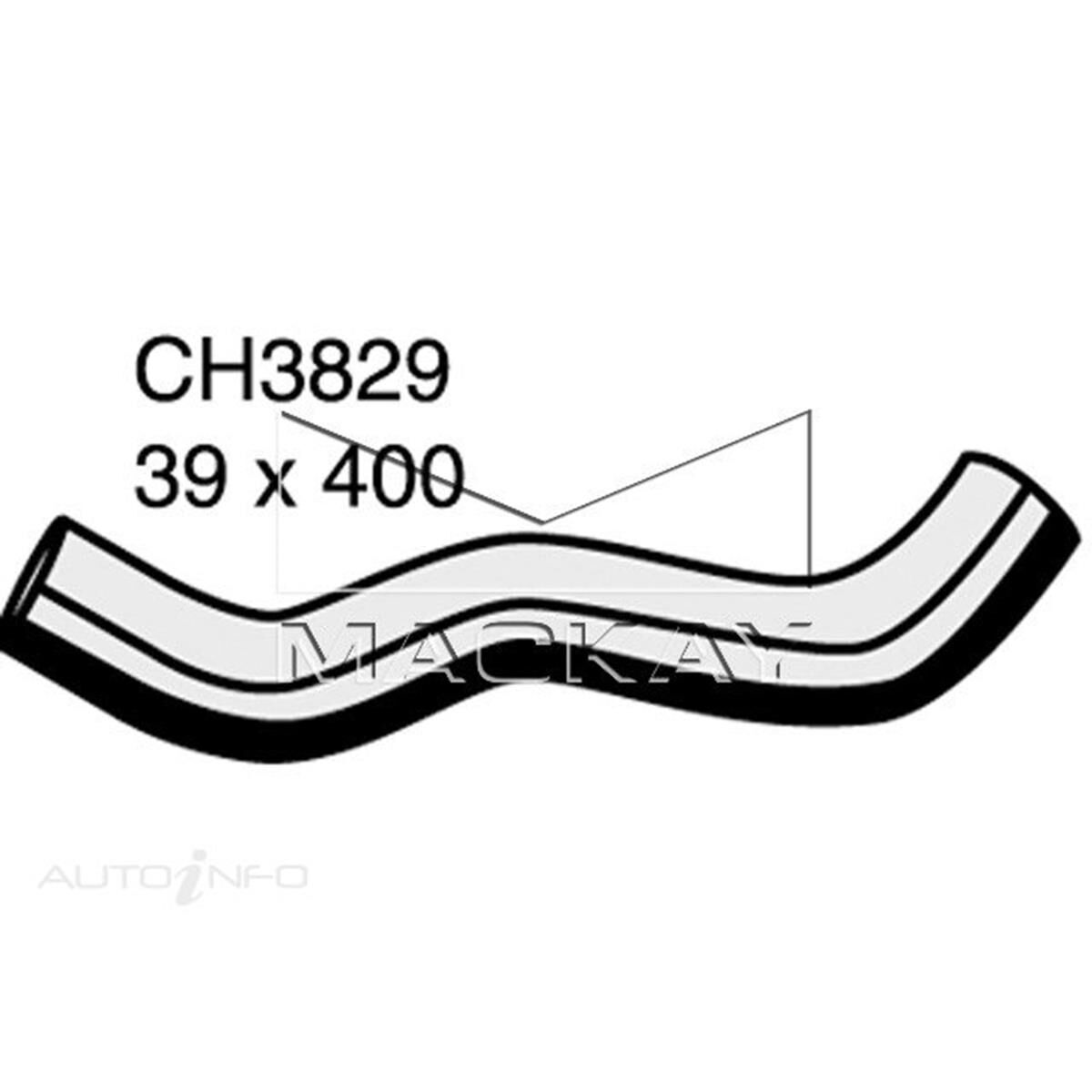 RADIATOR UPPER HOSE  - HOLDEN RODEO RA - 3.0L I4 TURBO DIESEL - MANUAL & AUTO, , scanz_hi-res