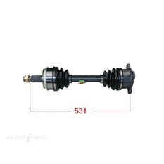 Pajero All Excluding Sport Front RH CV Axle 01-06, , scanz_hi-res