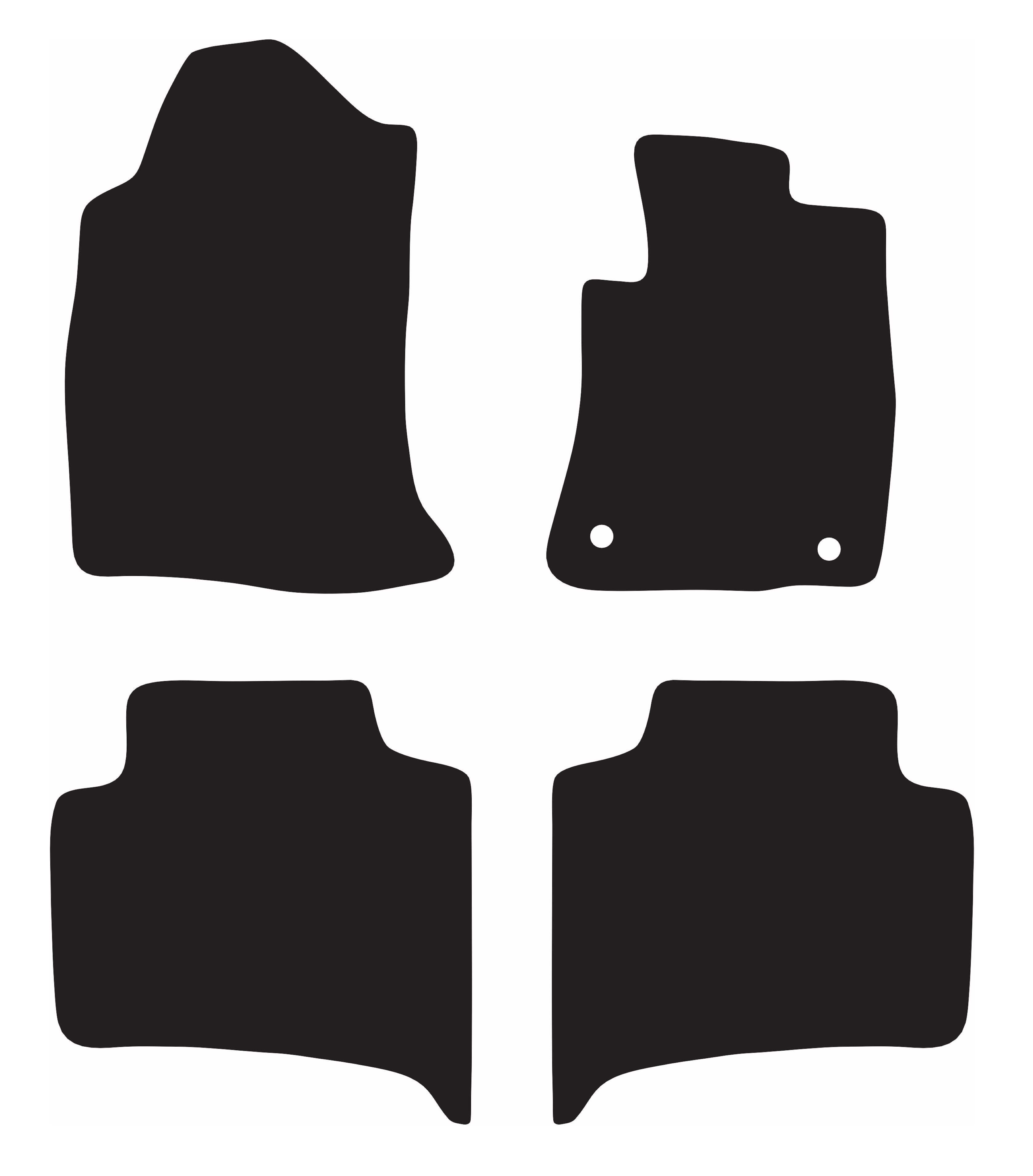 ECO CARPET CAR MATS FOR TOYOTA FORTUNER (2ND GEN) 2015 ONWARDS, , scanz_hi-res