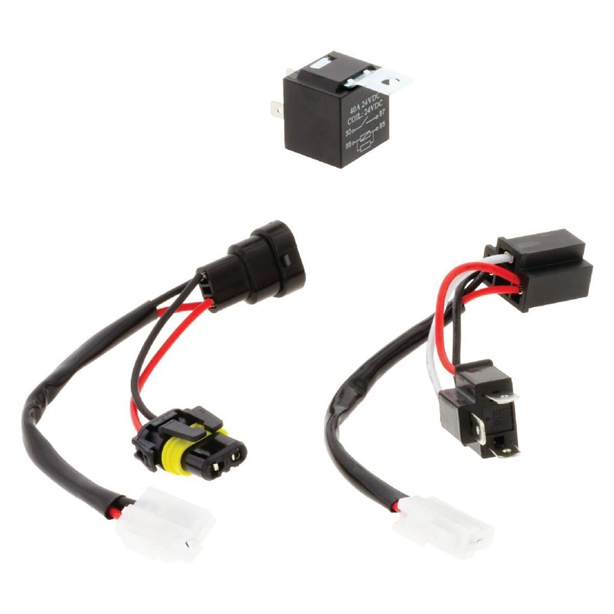 PKT 2 7" RND LED DRIVING LAMP KIT 9-36V 106W 19 LEDs GREEN & BLACK 11,000Lmns, , scanz_hi-res