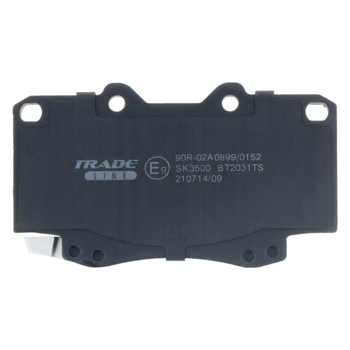 TRADE-LINE BRAKE PAD FRONT SET TOYOTA HILUX GGN25, KUN26 4X4 DB1739, , scanz_hi-res