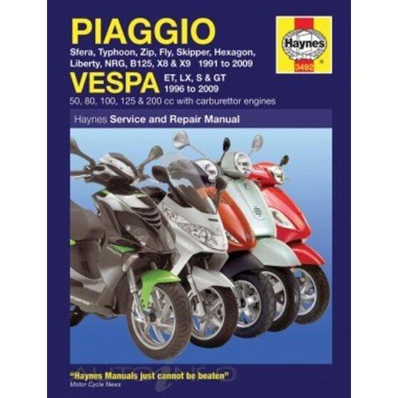 PIAGGIO (VESPA) SCOOTERS 1991 - 2009, , scanz_hi-res