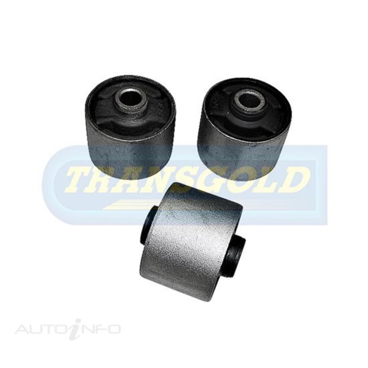 (BK) MITSUBISHI PAJERO V65/ 75/ 87/ 98W FRONT DIFF MOUNT BUSH SET (3PCS), , scanz_hi-res
