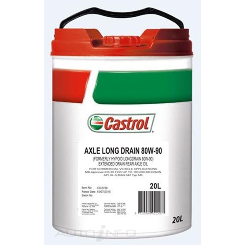 Castrol Axle Long Drain 80W90 20 Litre Supercheap Auto New Zealand