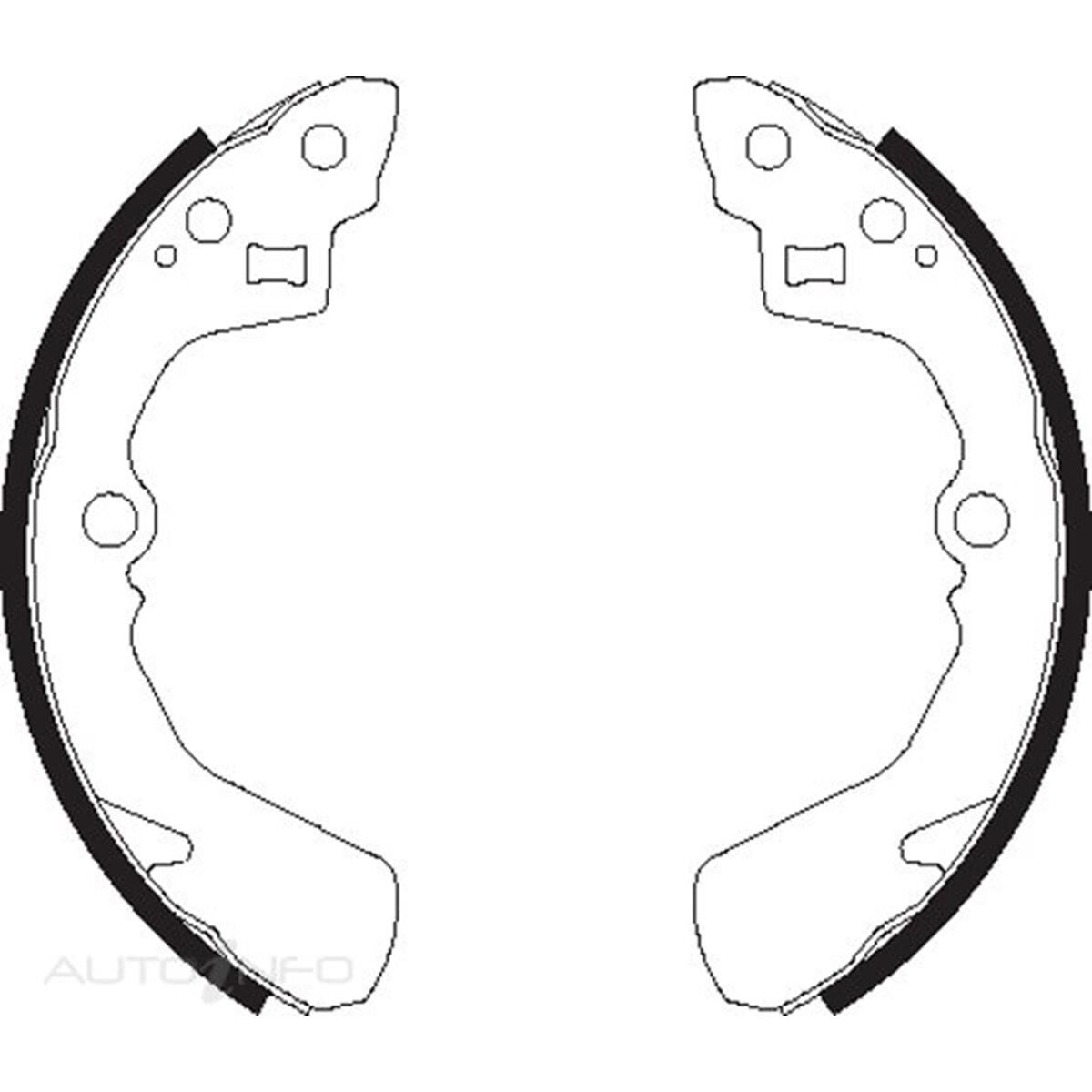 BENDIX BRAKE SHOES, , scanz_hi-res
