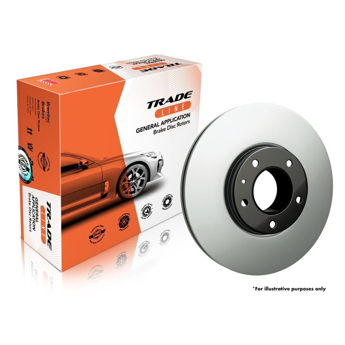 TRADE-LINE BRAKE ROTOR EACH, , scanz_hi-res